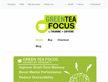 Tablet Screenshot of greenteafocus.com